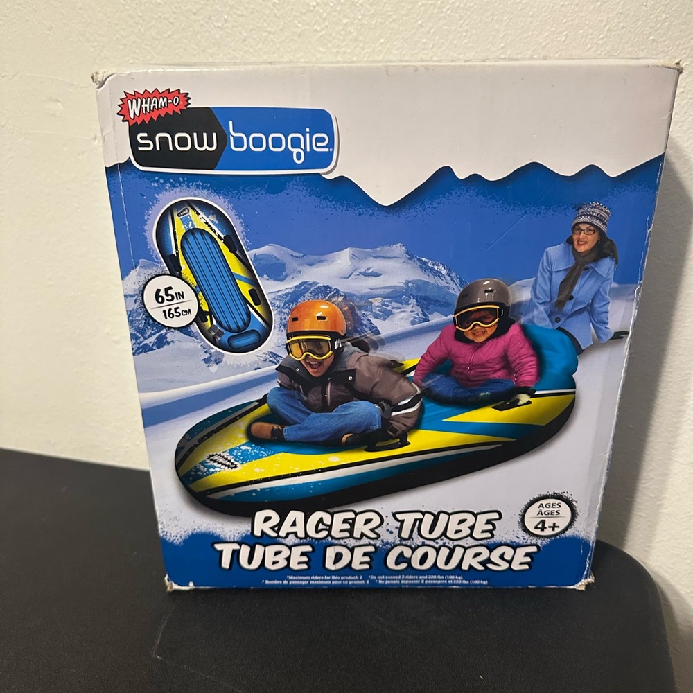 Snow tube blowup